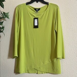 Investments Chartreuse Blouse